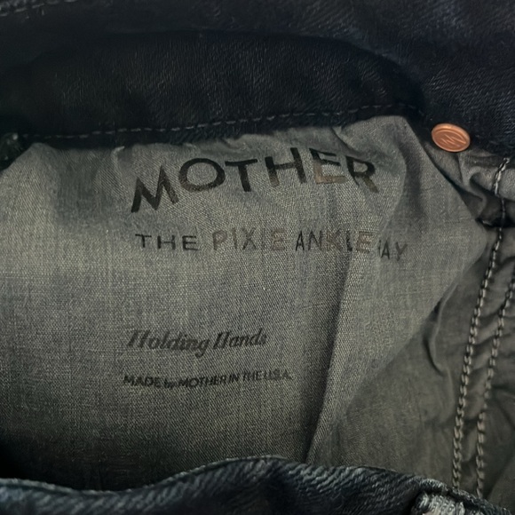 NEW MOTHER The Pixie Ankle Fray in Holding Hands Size 26 - Picture 10 of 10